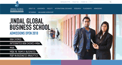 Desktop Screenshot of jgbs.edu.in
